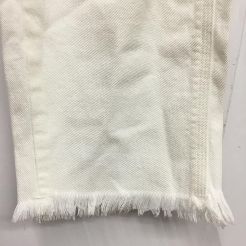 リー Lee パンツ デニム、ジーンズ 33インチ 無地 白 / ホワイト / メンズ USED 古着 中古 10082427