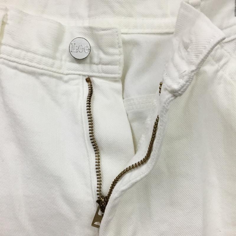 リー Lee パンツ デニム、ジーンズ 33インチ 無地 白 / ホワイト / メンズ USED 古着 中古 10082427