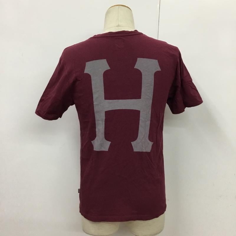 ハフ HUF Tシャツ 半袖 S プリント えんじ / ワインレッド / メンズ USED 古着 中古 10082438