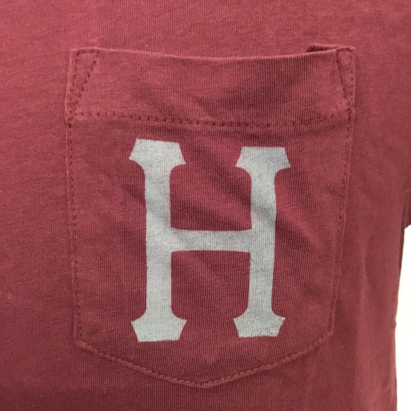 ハフ HUF Tシャツ 半袖 S プリント えんじ / ワインレッド / メンズ USED 古着 中古 10082438