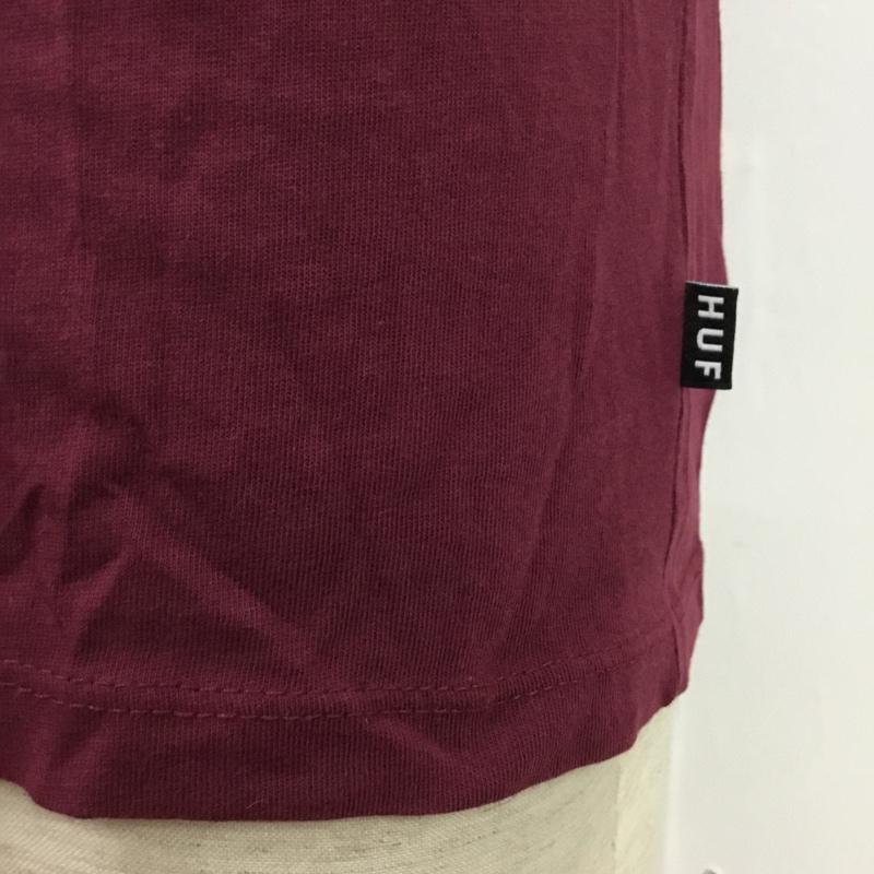 ハフ HUF Tシャツ 半袖 S プリント えんじ / ワインレッド / メンズ USED 古着 中古 10082438
