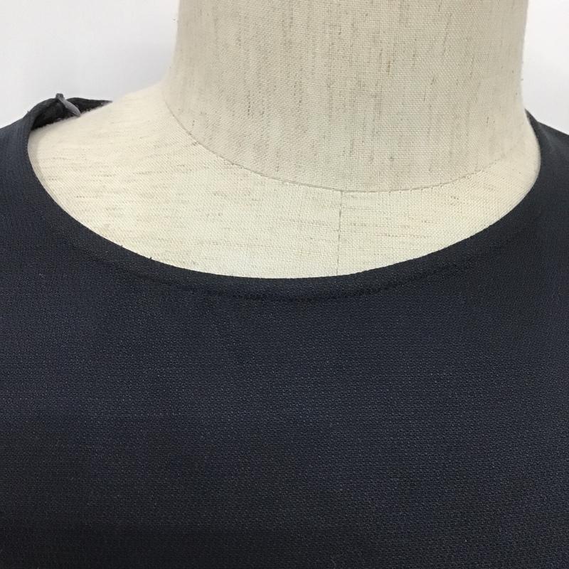 アンルート EN ROUTE Tシャツ 半袖 7116-287-0044 ポリエステルドビー プルオーバー 3 無地 紺 / ネイビー / メンズ USED 古着 中古 10082454