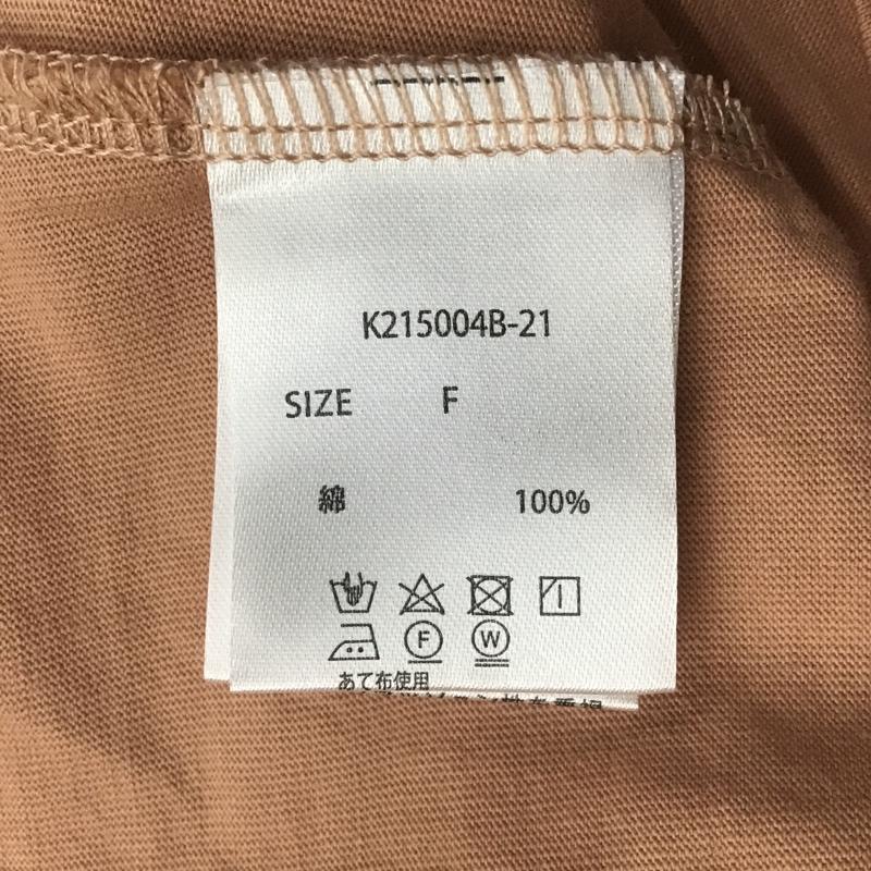 カスタネ Kastane カットソー 長袖 K215004B-21 FREE 無地 桃 / ピンク /  レディース USED 古着 中古 10082535