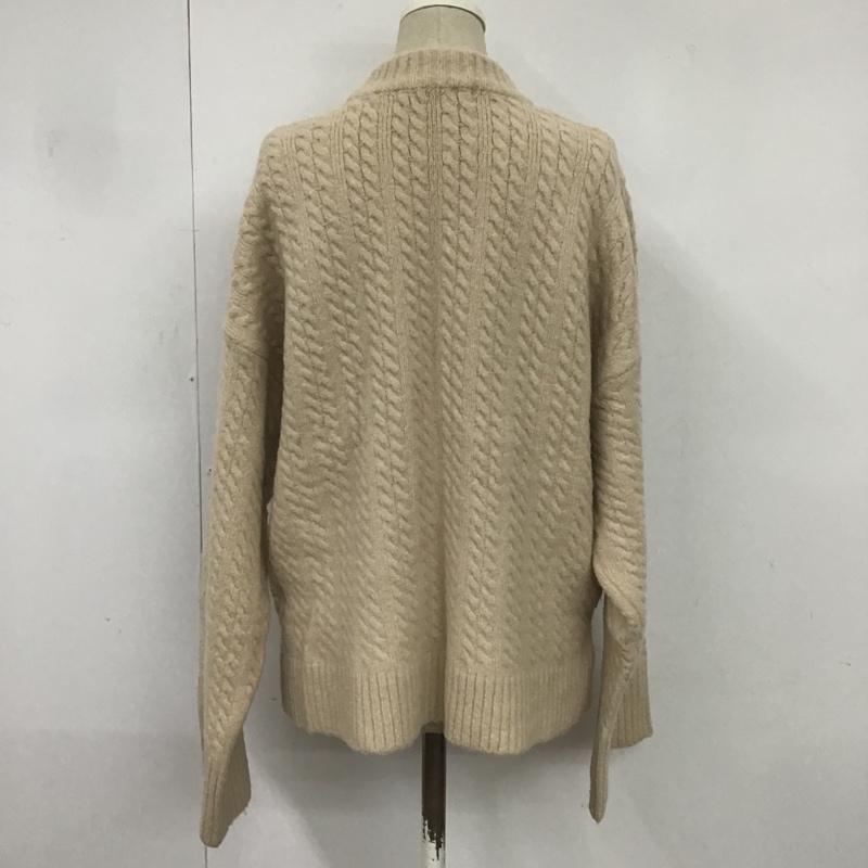 アーバンリサーチ URBAN RESEARCH ニット、セーター 長袖 FREE 無地 ベージュ / ベージュ / レディース USED 古着 中古 10082543