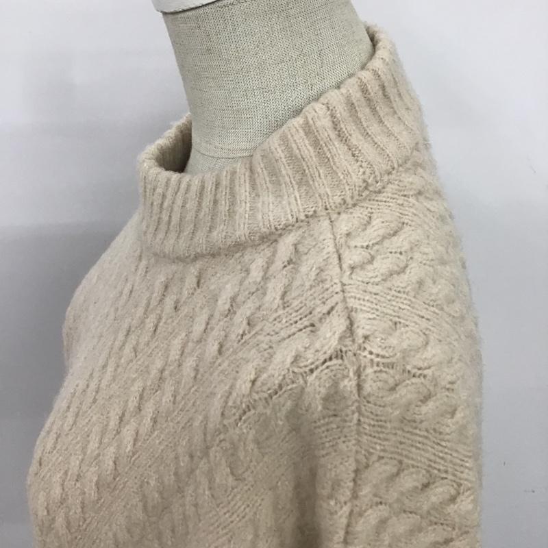 アーバンリサーチ URBAN RESEARCH ニット、セーター 長袖 FREE 無地 ベージュ / ベージュ / レディース USED 古着 中古 10082543