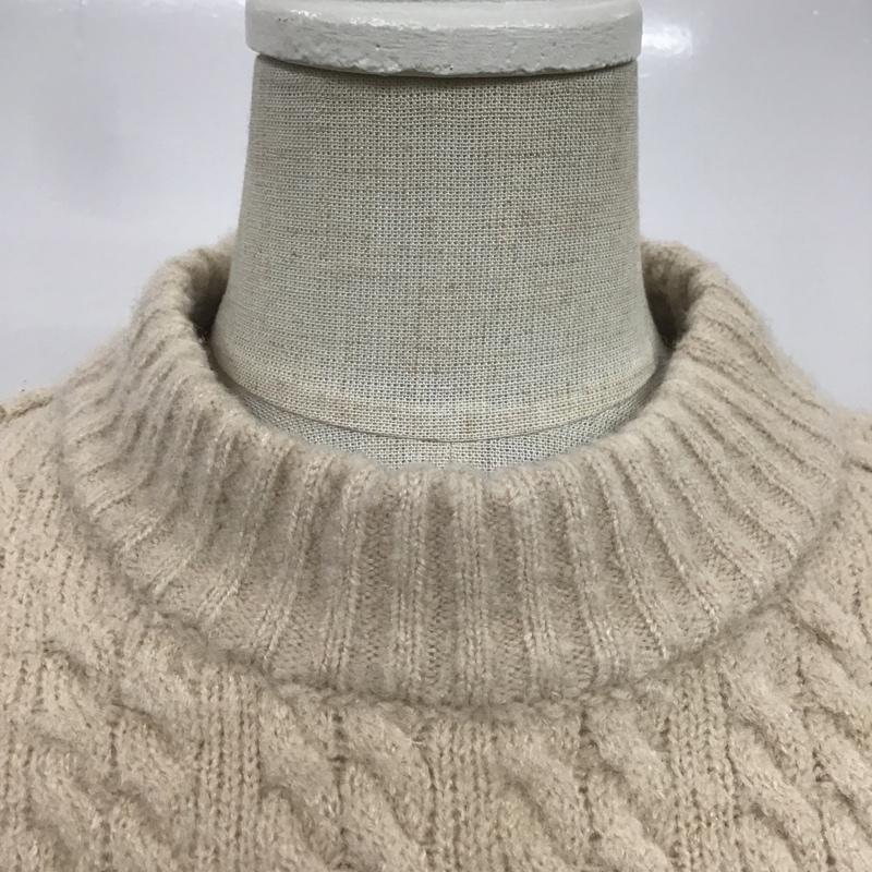 アーバンリサーチ URBAN RESEARCH ニット、セーター 長袖 FREE 無地 ベージュ / ベージュ / レディース USED 古着 中古 10082543