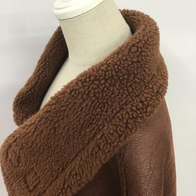 ジーナシス JEANASIS ジャケット、上着 ジャンパー、ブルゾン JS071084SL FREE 無地 茶 / ブラウン / レディース USED 古着 中古 10082551