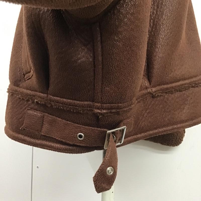 ジーナシス JEANASIS ジャケット、上着 ジャンパー、ブルゾン JS071084SL FREE 無地 茶 / ブラウン / レディース USED 古着 中古 10082551