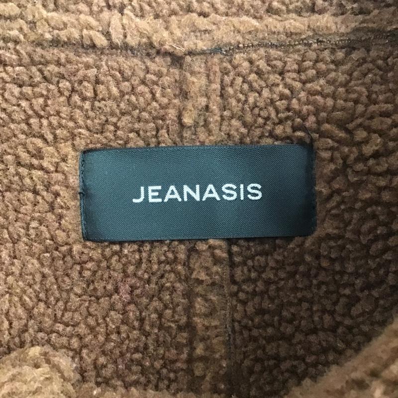 ジーナシス JEANASIS ジャケット、上着 ジャンパー、ブルゾン JS071084SL FREE 無地 茶 / ブラウン / レディース USED 古着 中古 10082551