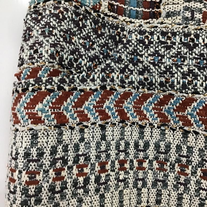 ダーマコレクション DAMA collection スカート ひざ丈スカート タイトスカート マルチカラー / マルチカラー / レディース USED 古着 中古 10082552