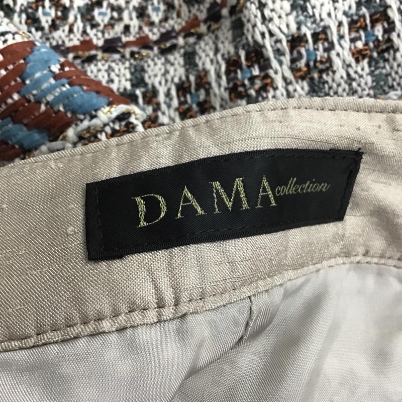 ダーマコレクション DAMA collection スカート ひざ丈スカート タイトスカート マルチカラー / マルチカラー / レディース USED 古着 中古 10082552