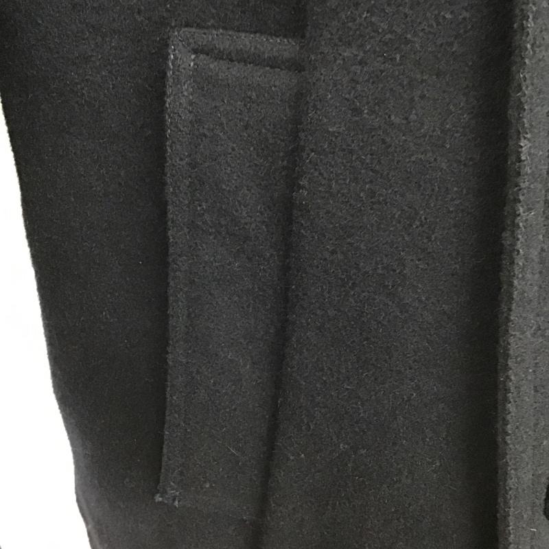 ユニフォームエクスペリメント uniform experiment コート ピーコート UE-134020 2 無地 紺 / ネイビー / メンズ USED 古着 中古 10082569