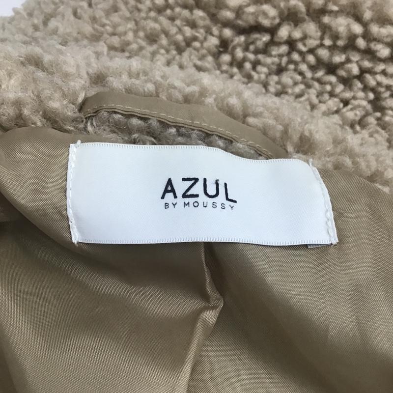 アズールバイマウジー AZUL BY MOUSSY コート コート一般 250BAJ30-083I BOAロングコート M 無地 ベージュ / ベージュ / レディース USED 古着 中古 10082630