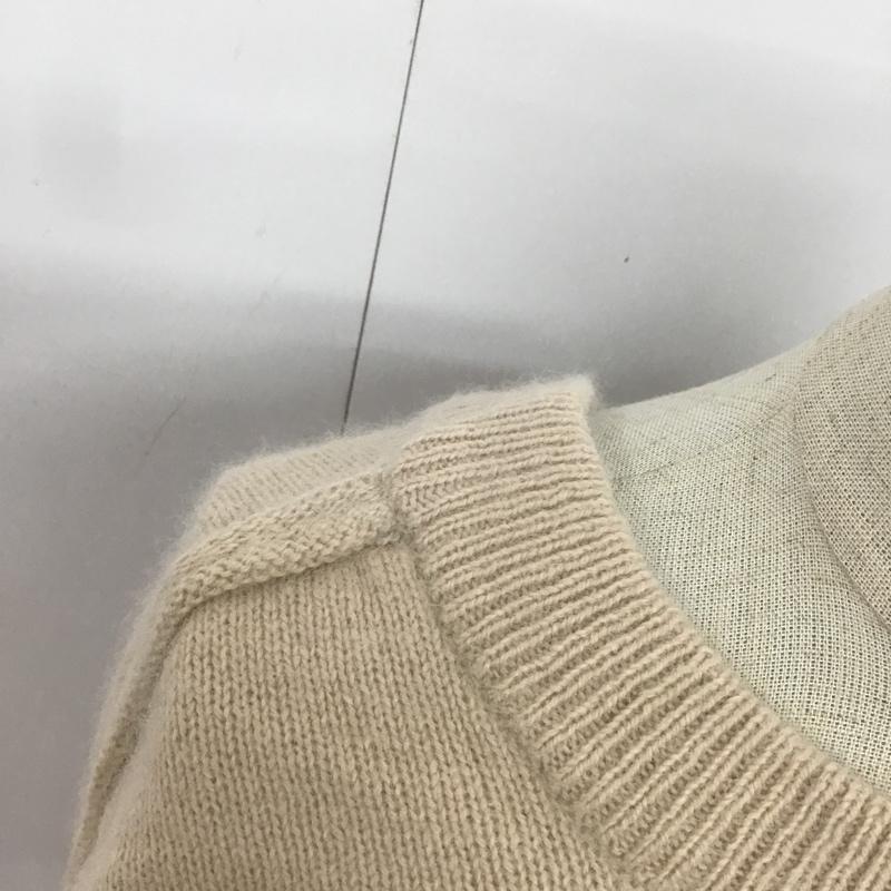 フーズフーチコ who's who Chico ニット、セーター 長袖 タグ付 FREE 無地 ベージュ / ベージュ / X 桃 / ピンク / レディース USED 古着 中古 10082636