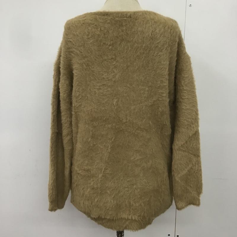 アイテムズ アーバンリサーチ ITEMS URBAN RESEARCH ニット、セーター 長袖 FREE 無地 ベージュ / ベージュ / レディース USED 古着 中古 10082647