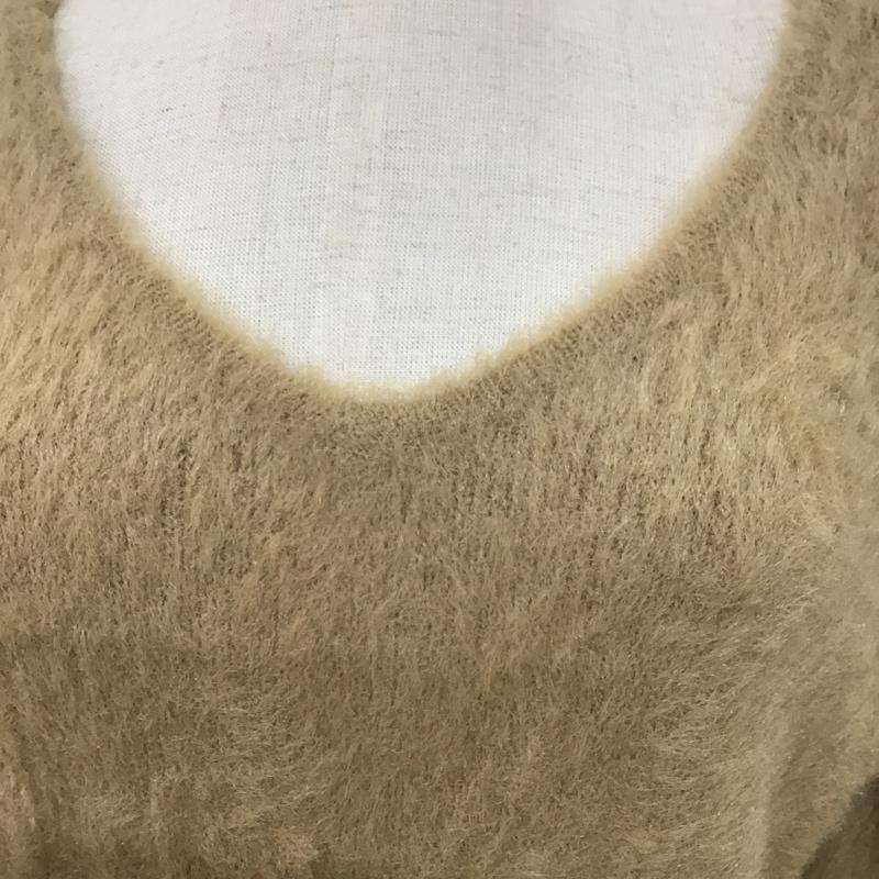アイテムズ アーバンリサーチ ITEMS URBAN RESEARCH ニット、セーター 長袖 FREE 無地 ベージュ / ベージュ / レディース USED 古着 中古 10082647