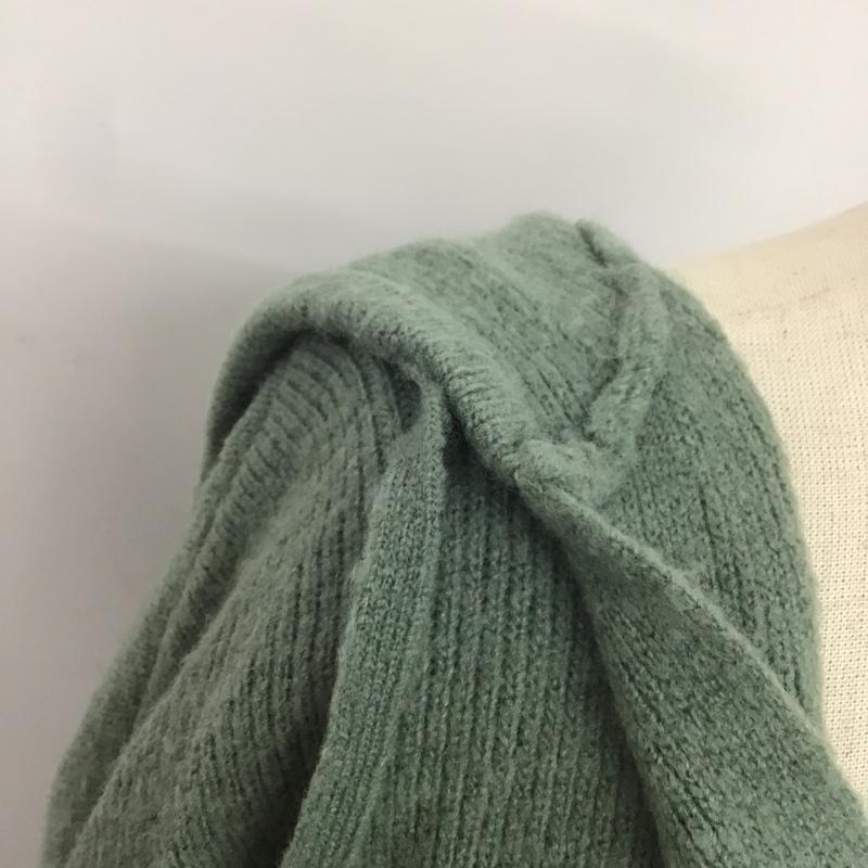 ジーナシス JEANASIS ニット、セーター 長袖 FREE 無地 緑 / グリーン / レディース USED 古着 中古 10082660