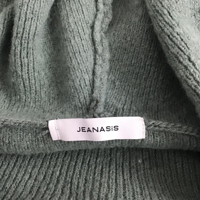 ジーナシス JEANASIS ニット、セーター 長袖 FREE 無地 緑 / グリーン / レディース USED 古着 中古 10082660