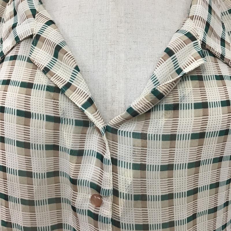 ヘザー Heather シャツ、ブラウス 半袖 HE061227SB FREE チェック マルチカラー / マルチカラー / レディース USED 古着 中古 10082725