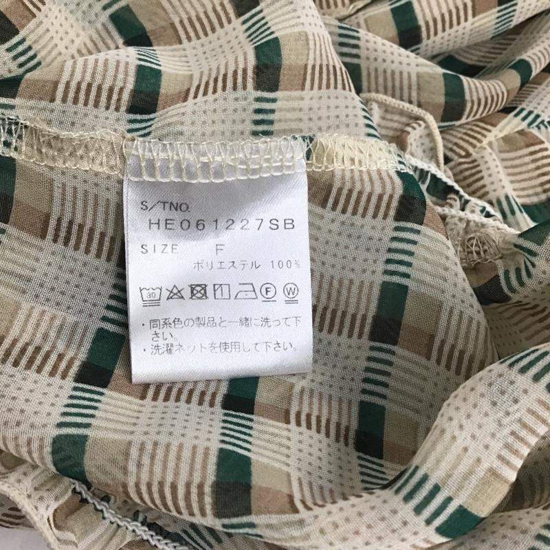 ヘザー Heather シャツ、ブラウス 半袖 HE061227SB FREE チェック マルチカラー / マルチカラー / レディース USED 古着 中古 10082725