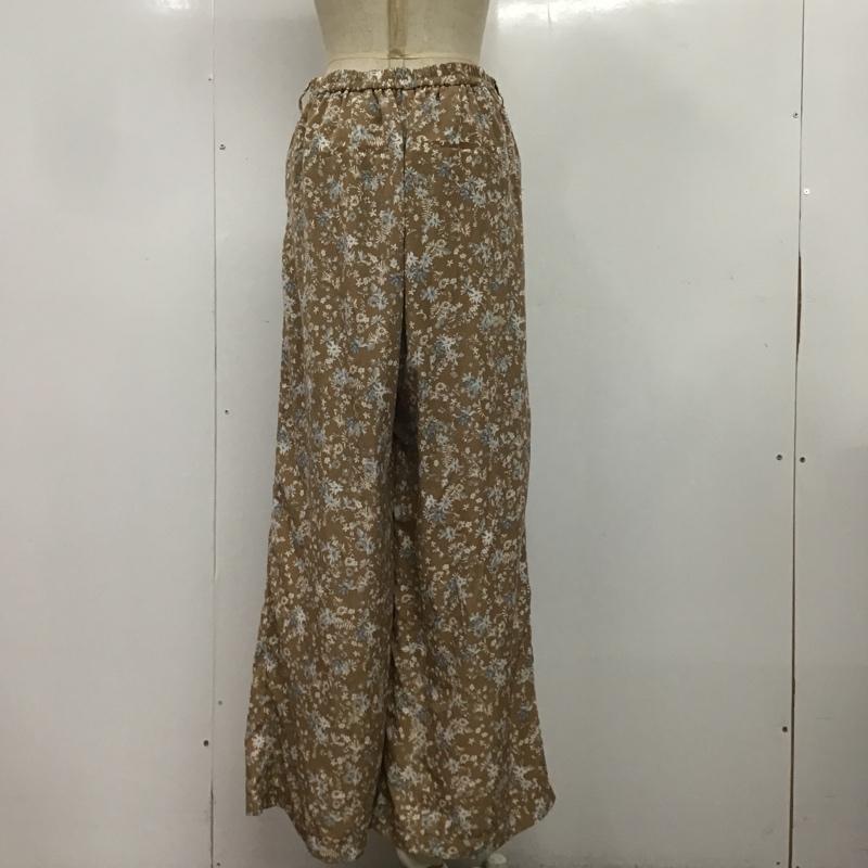 アズールバイマウジー AZUL BY MOUSSY ボトムス ボトムス 250ASS31-K017 ワイドパンツ M 花柄 ベージュ / ベージュ / レディース USED 古着 中古 10082752