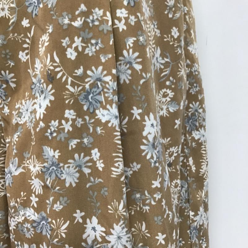 アズールバイマウジー AZUL BY MOUSSY ボトムス ボトムス 250ASS31-K017 ワイドパンツ M 花柄 ベージュ / ベージュ / レディース USED 古着 中古 10082752