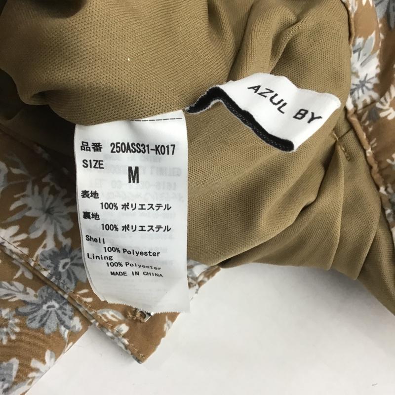 アズールバイマウジー AZUL BY MOUSSY ボトムス ボトムス 250ASS31-K017 ワイドパンツ M 花柄 ベージュ / ベージュ / レディース USED 古着 中古 10082752