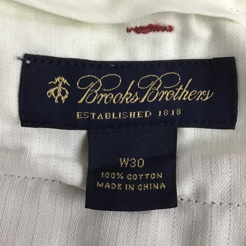 ブルックス ブラザーズ BROOKS BROTHERS パンツ スラックス 30インチ 無地 赤 / レッド / メンズ USED 古着 中古 10082783