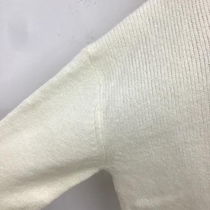 ビス ViS ニット、セーター 長袖 タグ付 FREE 無地 白 / ホワイト / レディース USED 古着 中古 10082791