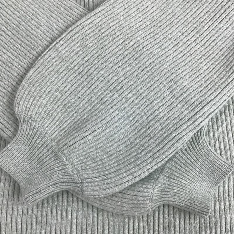 エモダ EMODA ニット、セーター 長袖 041762631701 V NECK PUFF KNIT FREE 無地 薄緑 / ライトグリーン / レディース USED 古着 中古 10082792