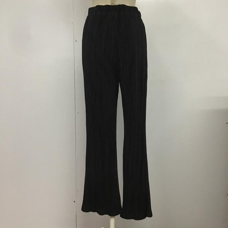 ダブルクローゼット w closet ボトムス ボトムス 81206003 M 無地 黒 / ブラック / レディース USED 古着 中古 10082799