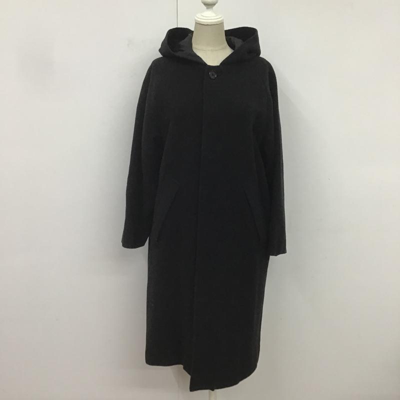 シャルパンティエドゥヴェッソ Charpentier de Vaisseau コート コート一般 ウール 0 無地 黒 / ブラック / レディース USED 古着 中古 10082838