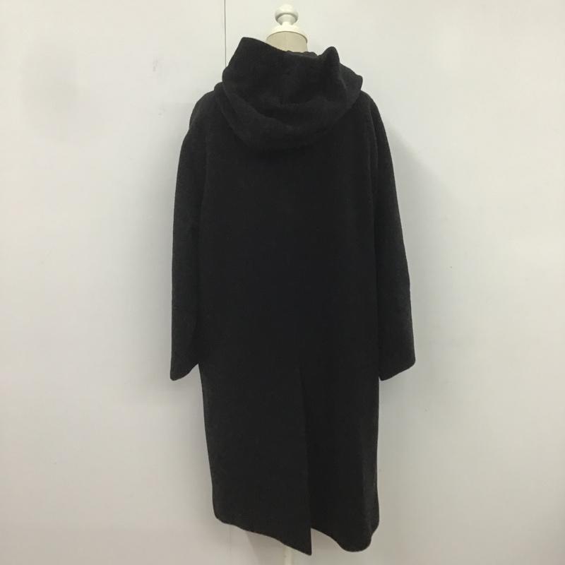 シャルパンティエドゥヴェッソ Charpentier de Vaisseau コート コート一般 ウール 0 無地 黒 / ブラック / レディース USED 古着 中古 10082838
