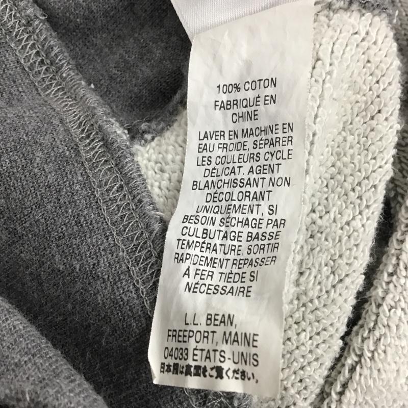 エルエルビーン L.L.Bean トレーナー 長袖 283716 スウェット ショールカラー M 無地 灰 / グレー / メンズ USED 古着 中古 10082844