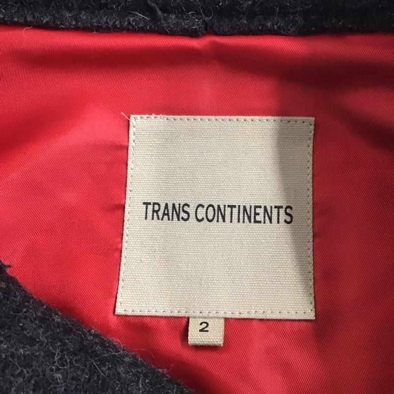 トランスコンチネンツ TRANS CONTINENTS コート コート一般 102-54-111 2 無地 チャコールグレー / チャコールグレー / メンズ USED 古着 中古 10082855