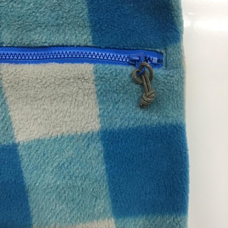 コロンビア Columbia パンツ ショートパンツ 210 PL4214 フリース ハーフパンツ ロゴ S チェック 青 / ブルー / X 灰 / グレー / X 水色 / ライトブルー / レディース USED 古着 中古 10082858