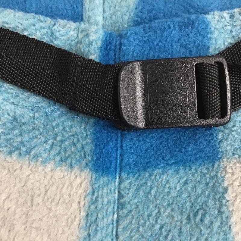 コロンビア Columbia パンツ ショートパンツ 210 PL4214 フリース ハーフパンツ ロゴ S チェック 青 / ブルー / X 灰 / グレー / X 水色 / ライトブルー / レディース USED 古着 中古 10082858
