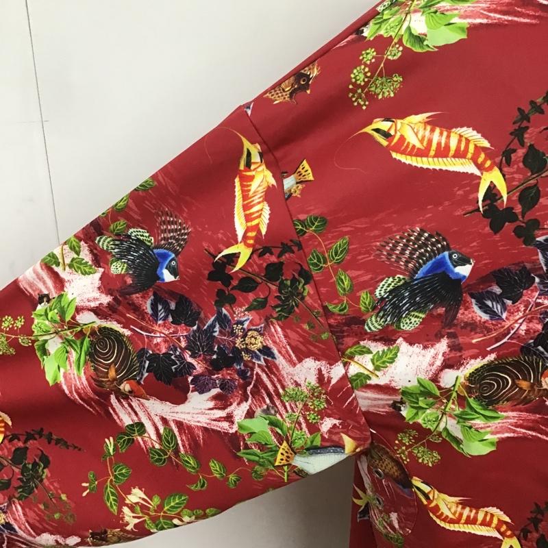 アレキサンダーリーチャン AlexanderLeeChang ウェア ウェア AC-031701 TROPICAL RAIN COAT TROPICAL RAIN COAT トロピカルアイビー 3 総柄 赤 / レッド / メンズ USED 古着 中古 10082895