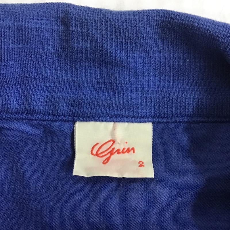 グリン GRIN ジャケット、上着 ジャケット、ブレザー 801C-42 2 無地 青 / ブルー / レディース USED 古着 中古 10082896