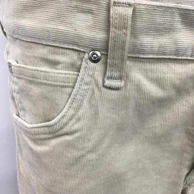 リー Lee ボトムス ボトムス 96078 Westerner for EDIFICE コーデュロイ 31インチ ロゴ、文字 アイボリー / アイボリー / メンズ USED 古着 中古 10082920
