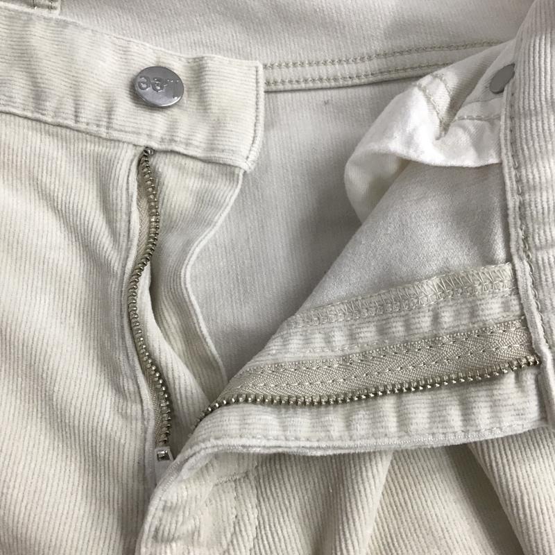 リー Lee ボトムス ボトムス 96078 Westerner for EDIFICE コーデュロイ 31インチ ロゴ、文字 アイボリー / アイボリー / メンズ USED 古着 中古 10082920