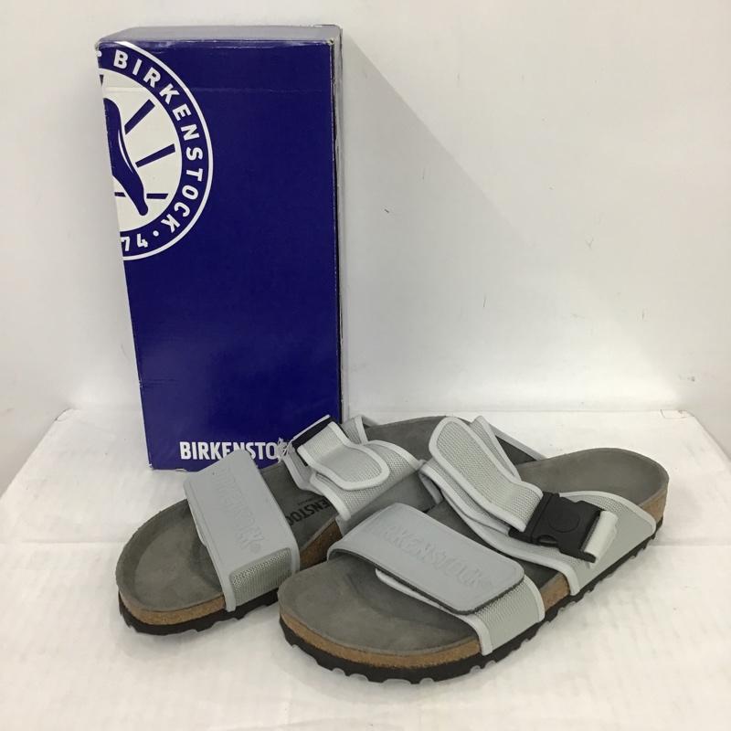 ビルケンシュトック BIRKENSTOCK サンダル サンダル 1009276 Rotterdam ロッテルダム 27cm 箱有 27.0cm ロゴ、文字 灰 / グレー / メンズ USED 古着 中古 10082948