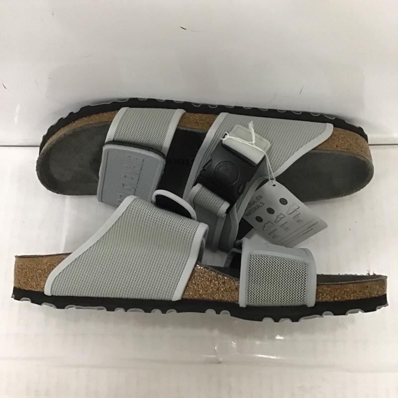 ビルケンシュトック BIRKENSTOCK サンダル サンダル 1009276 Rotterdam ロッテルダム 27cm 箱有 27.0cm ロゴ、文字 灰 / グレー / メンズ USED 古着 中古 10082948