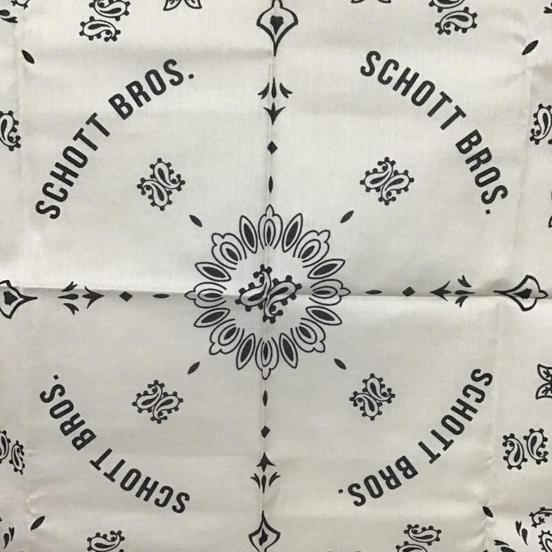 ショット schott ファッション小物 バンダナ ペイズリー バンダナ柄 アイボリー / アイボリー / メンズ USED 古着 中古 10082992