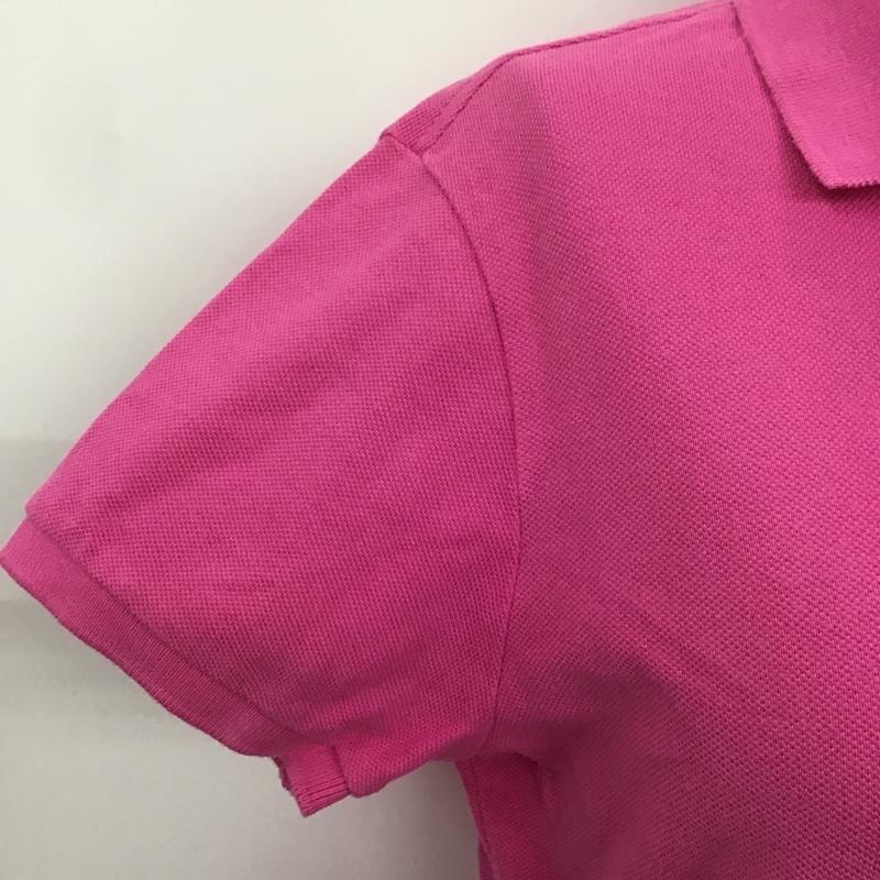 ラルフローレン RALPHLAUREN ポロシャツ 半袖 S 無地 桃 / ピンク / レディース USED 古着 中古 10083071