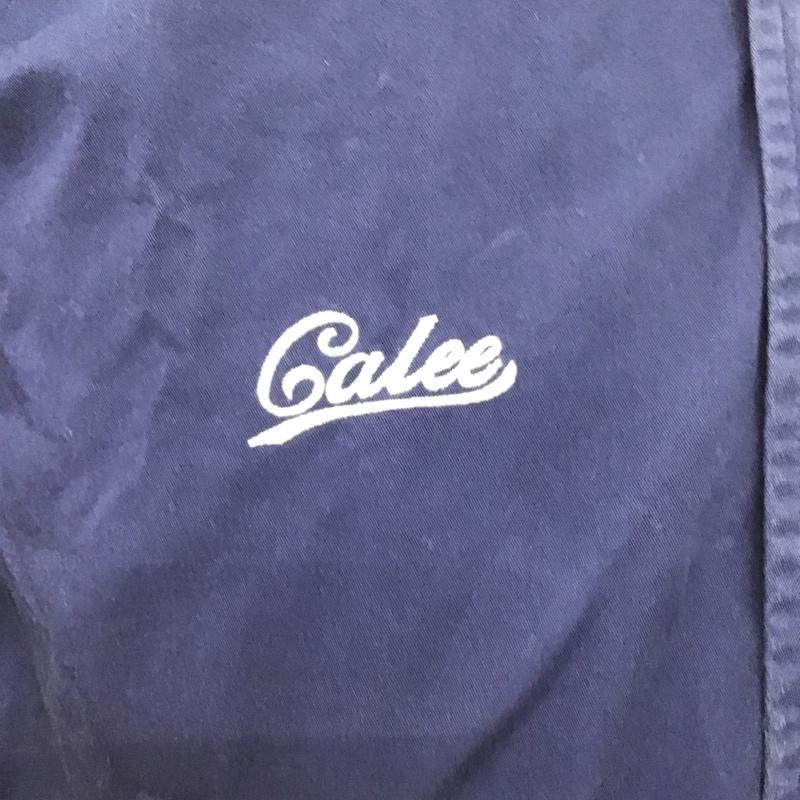 キャリー CALEE シャツ、ブラウス 長袖 ボタンダウンシャツ L 無地 紺 / ネイビー / メンズ USED 古着 中古 10083134