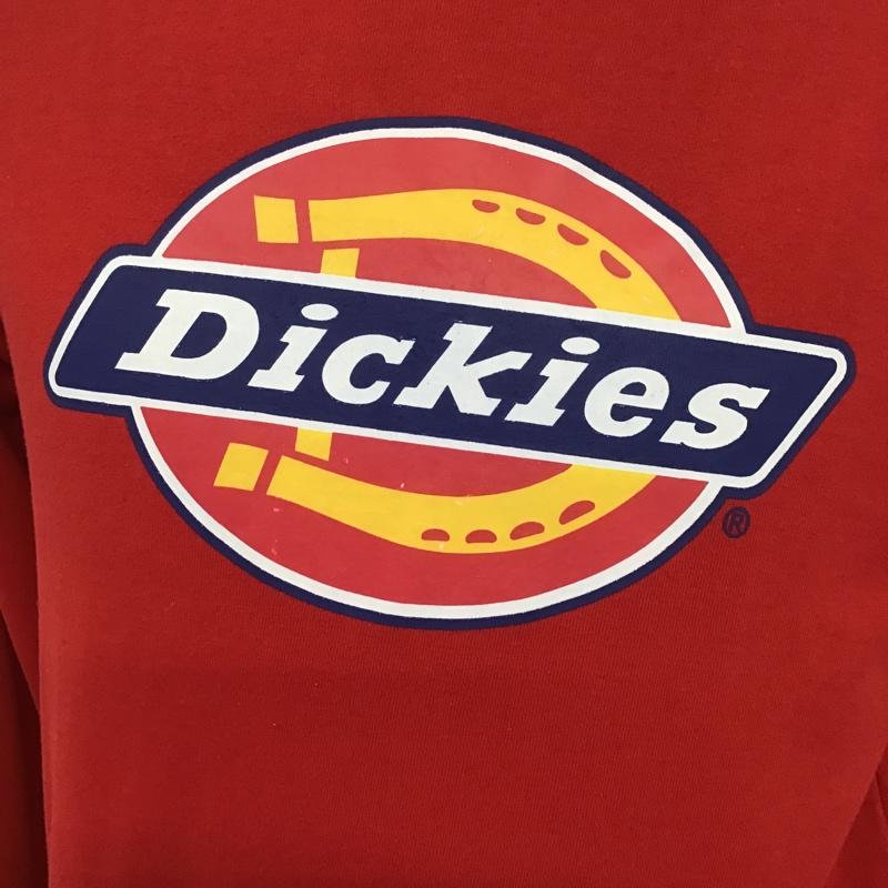 ディッキーズ Dickies トレーナー 長袖 スウェット S プリント 赤 / レッド / メンズ USED 古着 中古 10083138