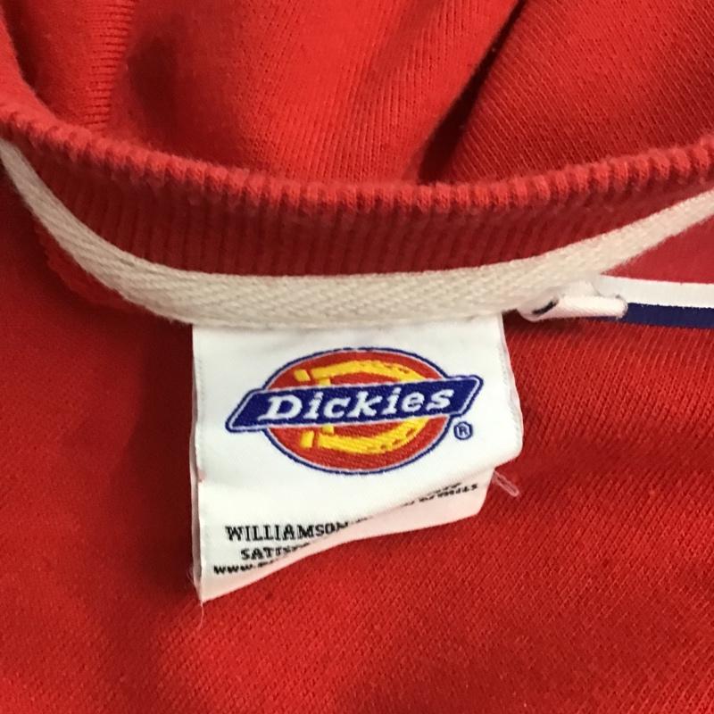 ディッキーズ Dickies トレーナー 長袖 スウェット S プリント 赤 / レッド / メンズ USED 古着 中古 10083138