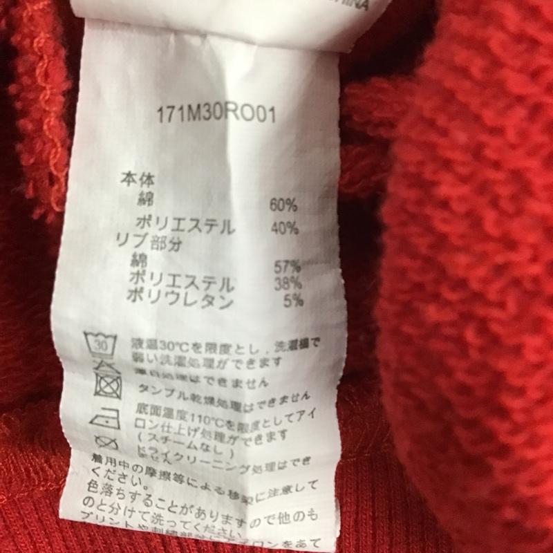 ディッキーズ Dickies トレーナー 長袖 スウェット S プリント 赤 / レッド / メンズ USED 古着 中古 10083138