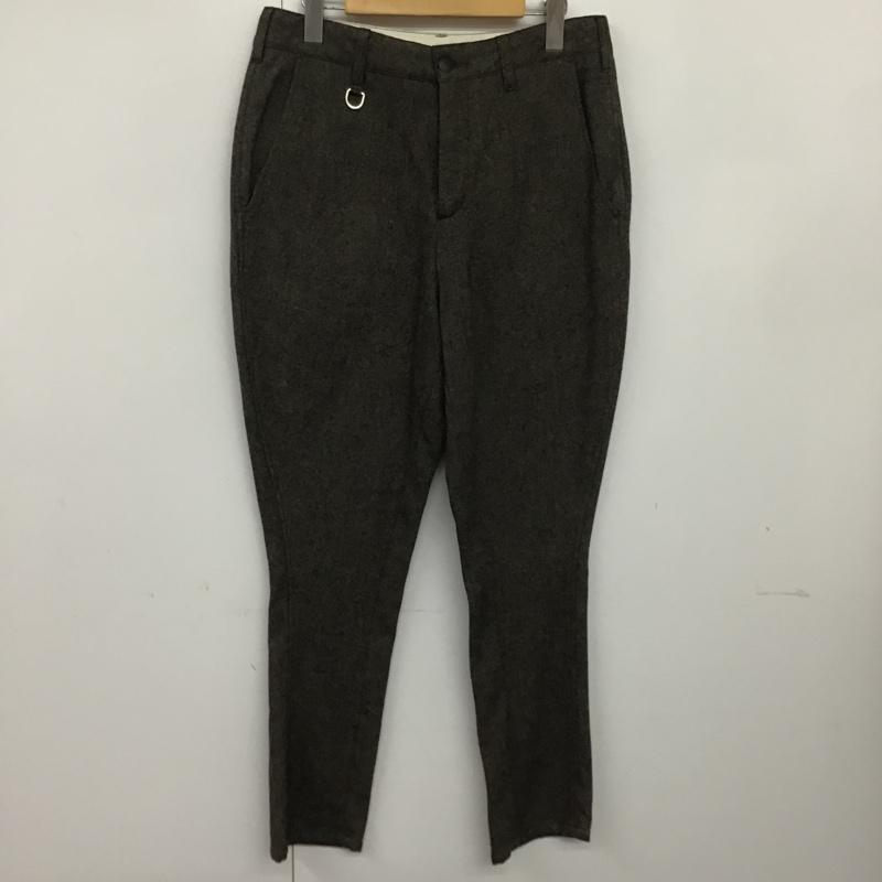 ハレ HARE パンツ スラックス S 無地 茶 / ブラウン / メンズ USED 古着 中古 10083144